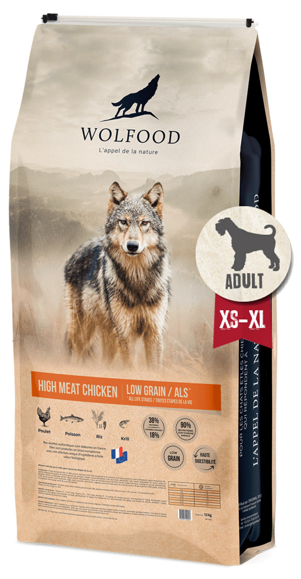 Adult Sterilized Cat  Grain Free - Wolfood - 10 kg