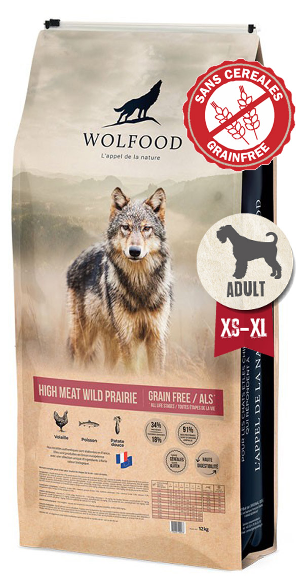 Adult Sterilized Cat  Grain Free - Wolfood - 3 kg