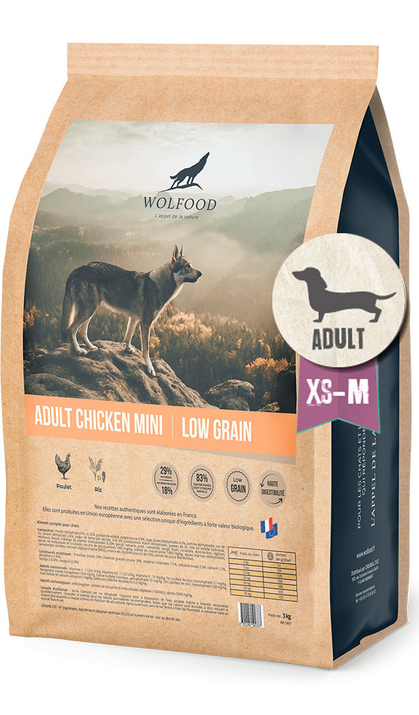 Mini Adult Chicken 3kg Livraison Gratuite