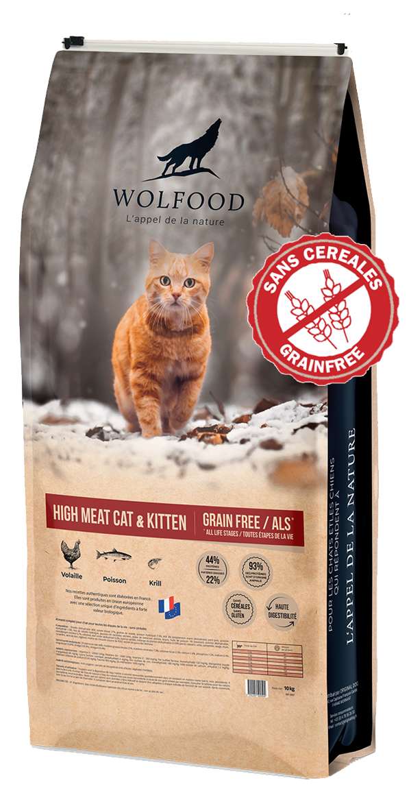 High meat cat & Kitten – 10kg